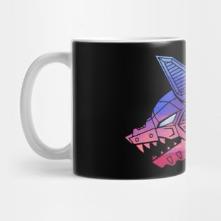 Mecha Robot Wolf | Head Full of Clouds Mug